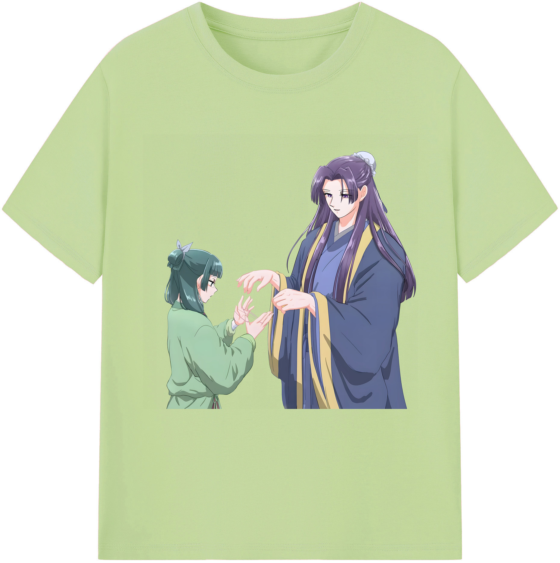（画像用） 薬屋のひとりごと The Apothecary Diaries 綿100％半袖Tシャツ（フロントプリント）